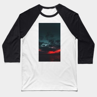 aesthetic phone case landscape gorgeous beautiful blue orange sunset sunrise Baseball T-Shirt